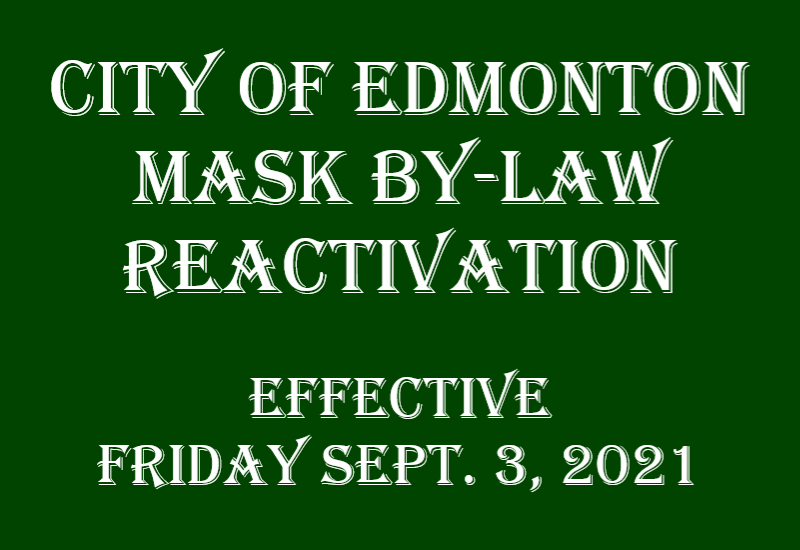 Edmonton Mask Bylaw Reactivation