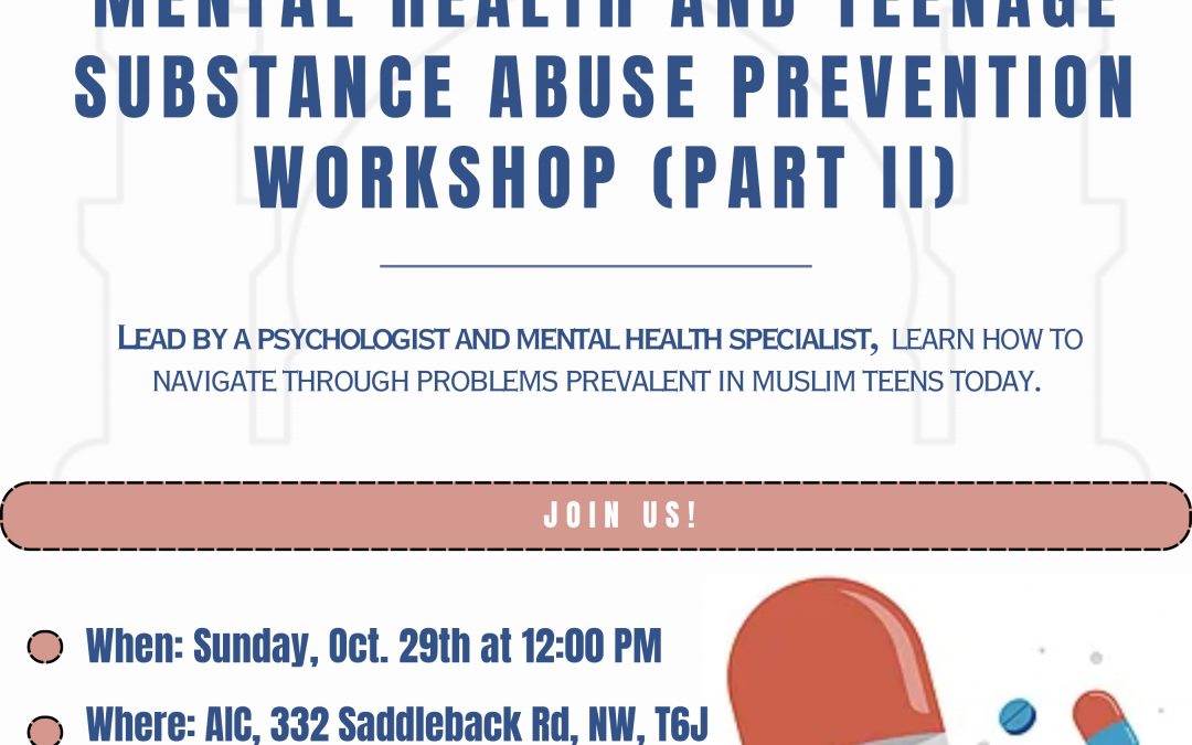 Part 2 of Mental Health and Teenage Substance Abuse Prevention Workshop
