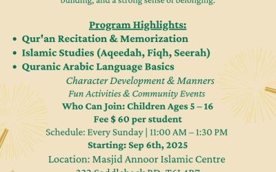 Now Open – 2025 Sunday School Registration